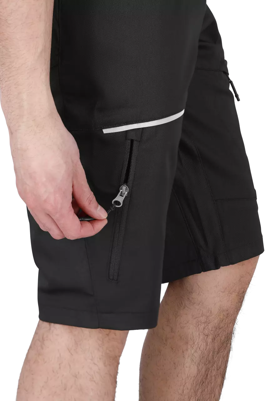 Safety Jogger ACOAKSHORT-157, ACDC Shorts, Black, image 6, gallery thumbnail