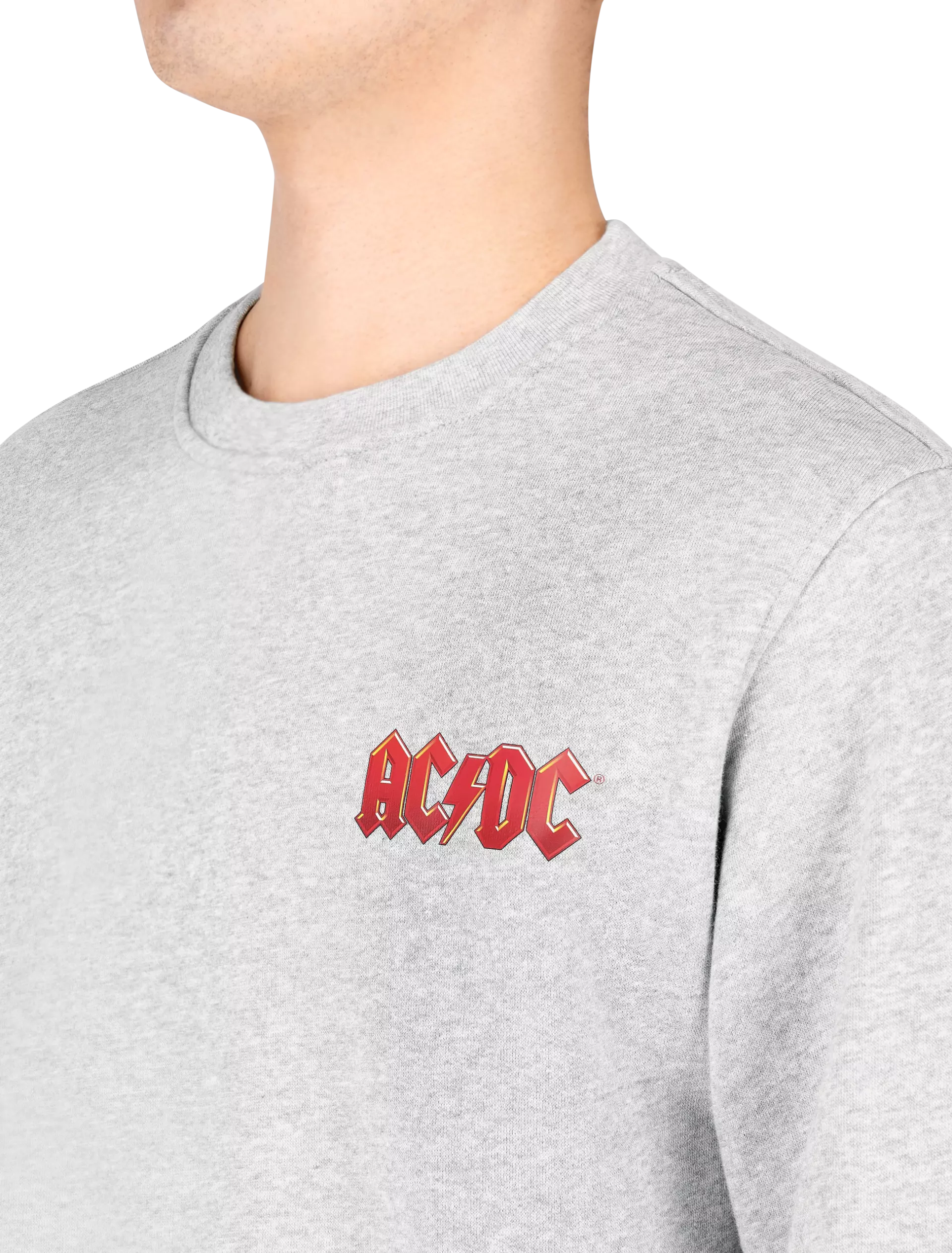 Safety Jogger ACCREWNECK-113, ACDC Crewneck sweater, light grey, image 5