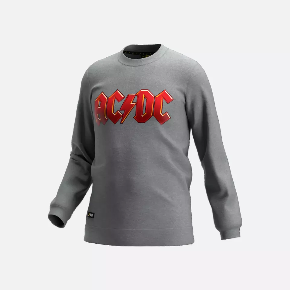 Safety Jogger ACXCREWNEC-113, ACDC X Crewneck sweater, light grey, image 1, gallery thumbnail