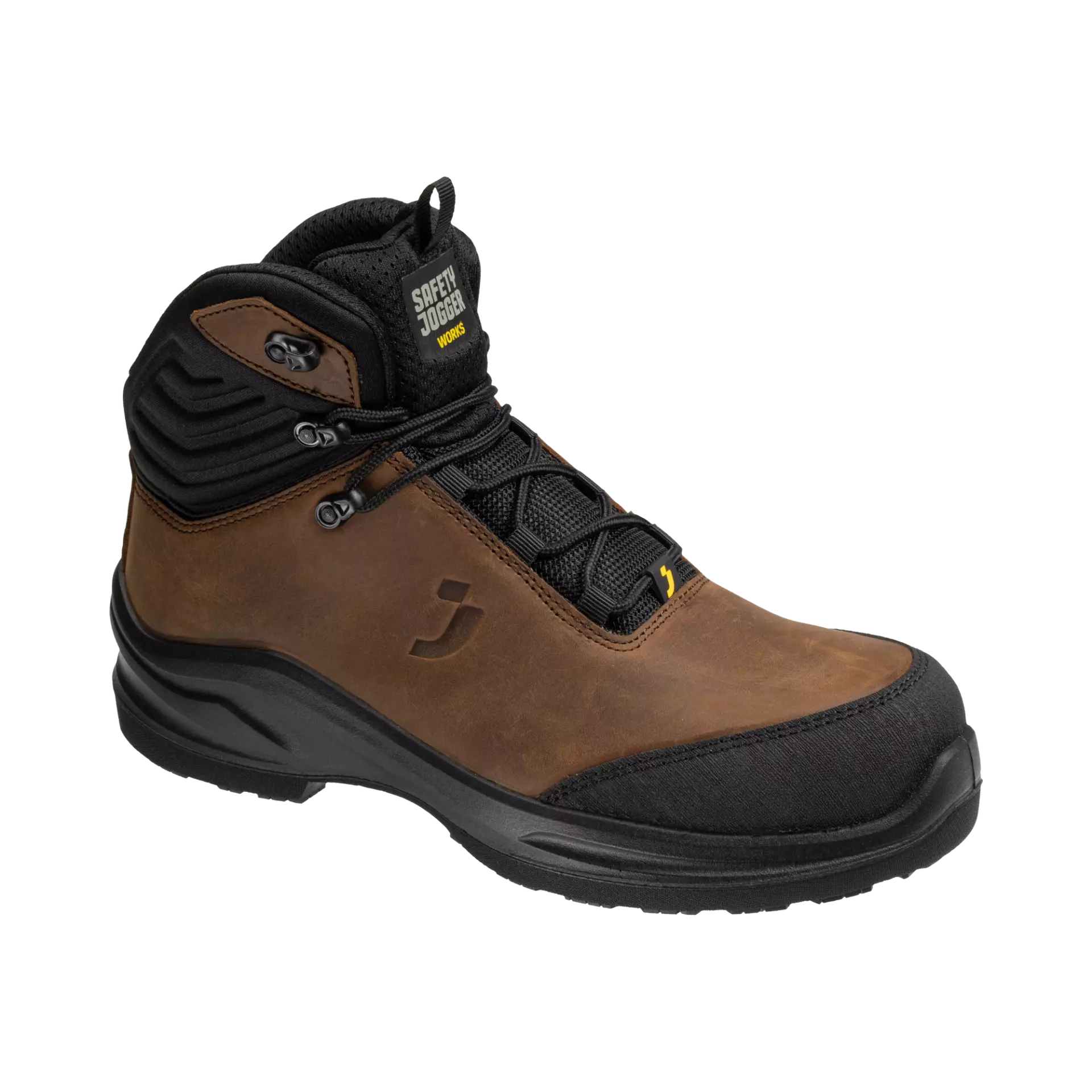 Safety Jogger MDLCHS3SMT-BRN, MODULO LEA S3S MID T Safety boots, brown, image 3