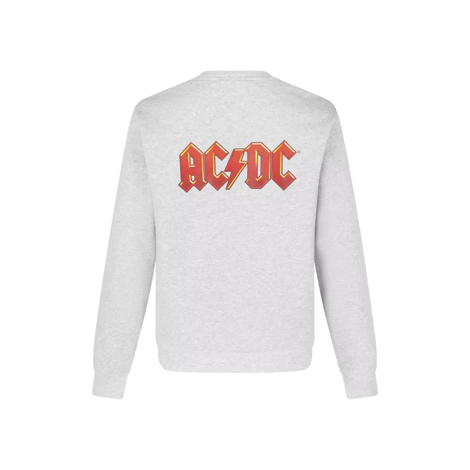 Safety Jogger ACCREWNECK-113, ACDC Crewneck sweater, light grey, image 2, gallery thumbnail