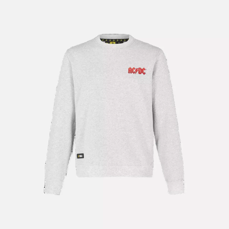 Safety Jogger ACCREWNECK-113, ACDC Crewneck sweater, light grey, image 1, gallery thumbnail