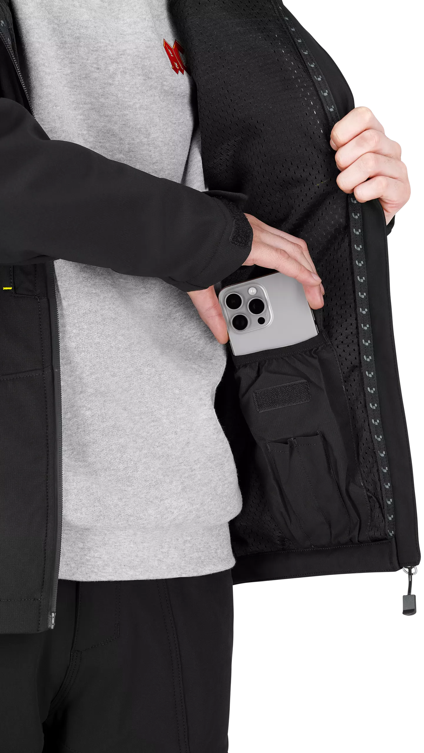 Safety Jogger ACOAKSSHLM-157, ACDC Softshell jackets, Black, image 8