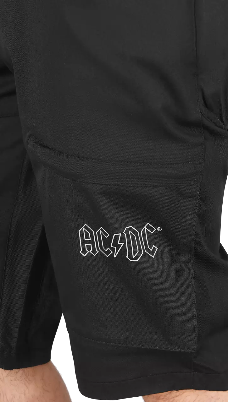 Safety Jogger ACOAKSHORT-157, ACDC Shorts, Black, image 5, gallery thumbnail