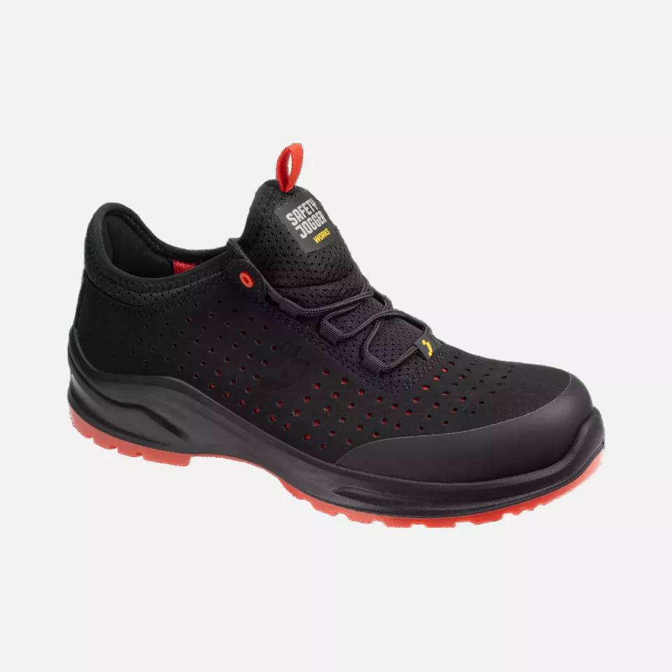 Safety Jogger MODULOS1PL-112, MODULO S1PS LOW PERF Safety shoes, Black, image 3, gallery thumbnail