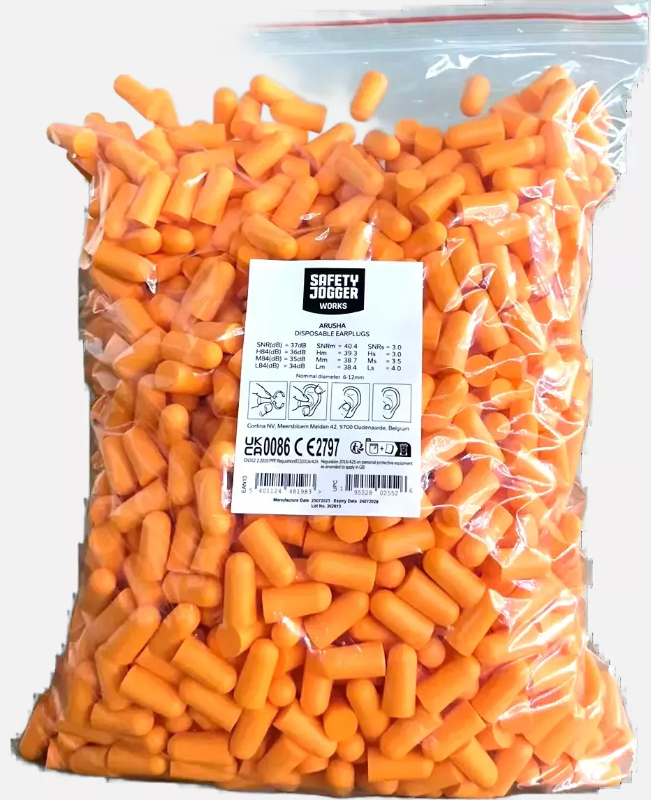 Safety Jogger ARUSHAR-ORA, ARUSHA Earplusg refil pack, orange, image 1