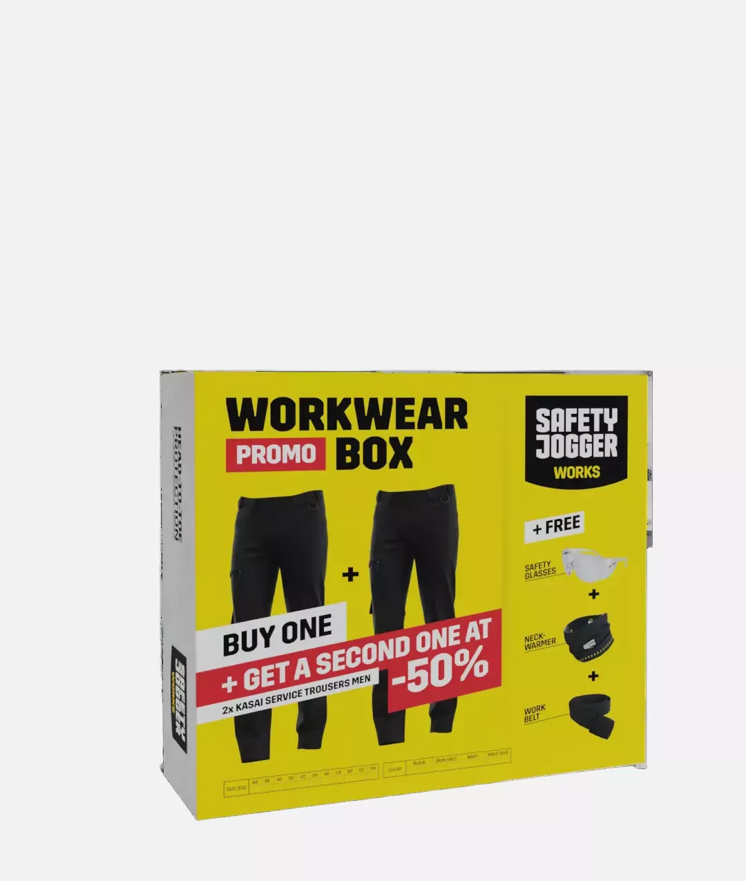 Safety Jogger WWBOXKASAI-DGR, WWBOXKASAI Arbeitshose, Dunkelgrau, image 1