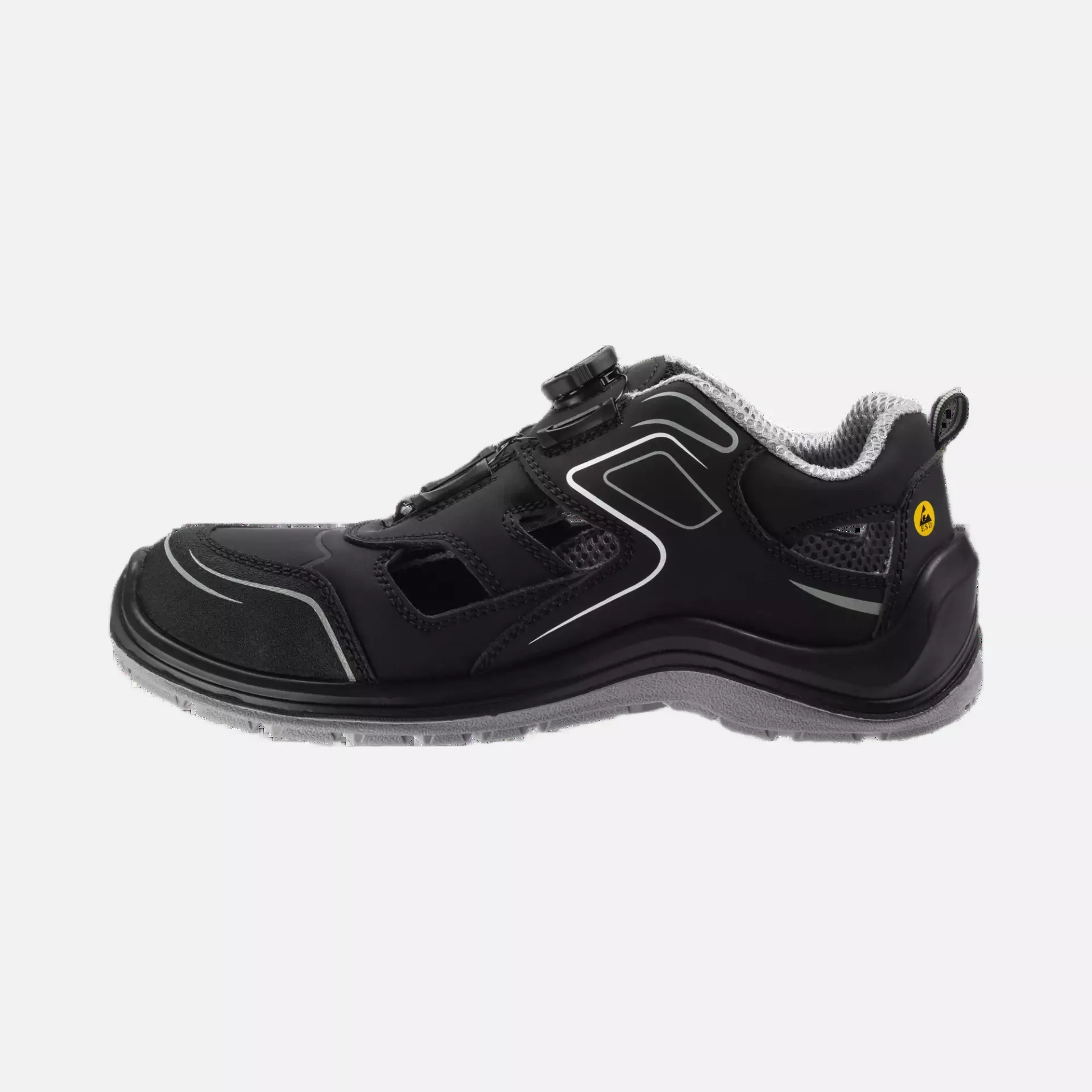 Safety Jogger FLOWS1PSTL-BLK, FLOW S1P SANDAL TLS Safety shoes, Black, image 2
