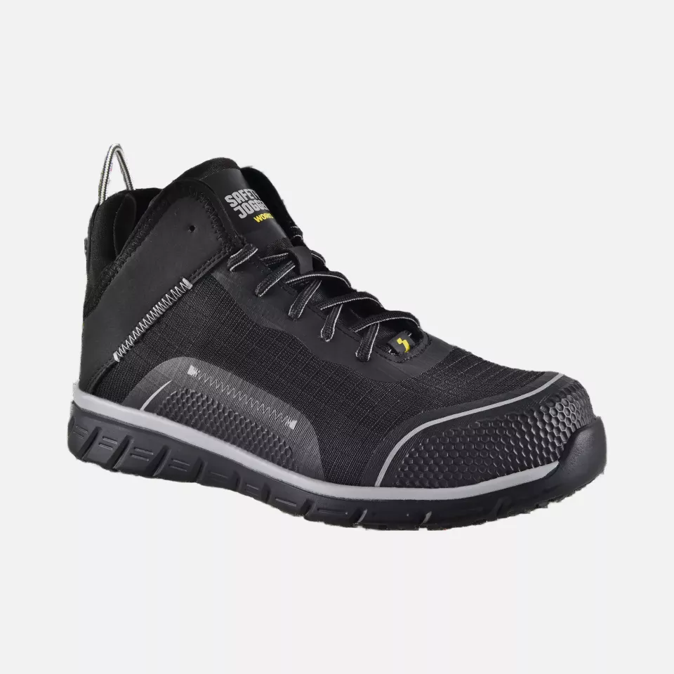 Safety Jogger LIGERO2S1M-BLK, LIGERO2 S1P MID Safety shoes, Black, image 3, gallery thumbnail