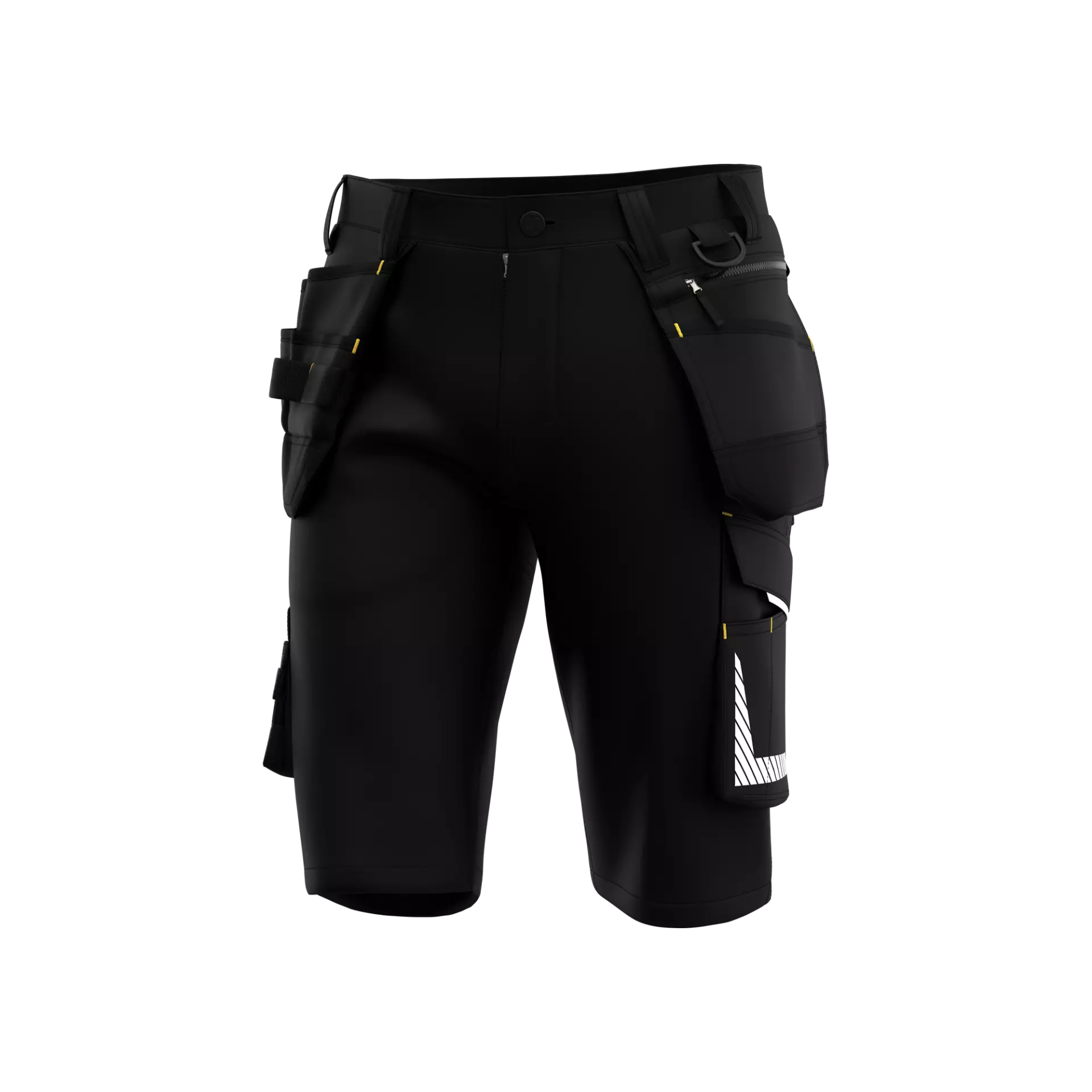 Safety Jogger ALKSHORTM-BLK, ALKES MEN Shorts, Schwarz
