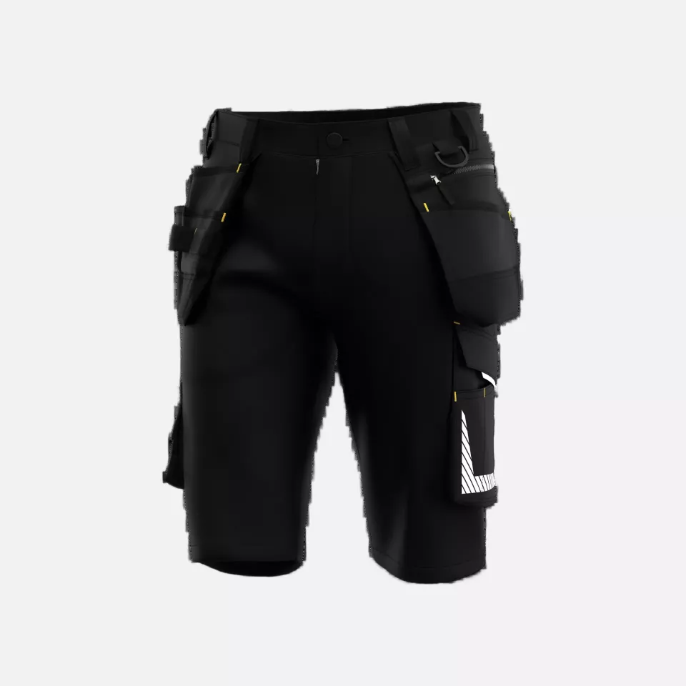 Safety Jogger ALKSHORTM-BLK, ALKES MEN Shorts, Schwarz, image 1, gallery thumbnail