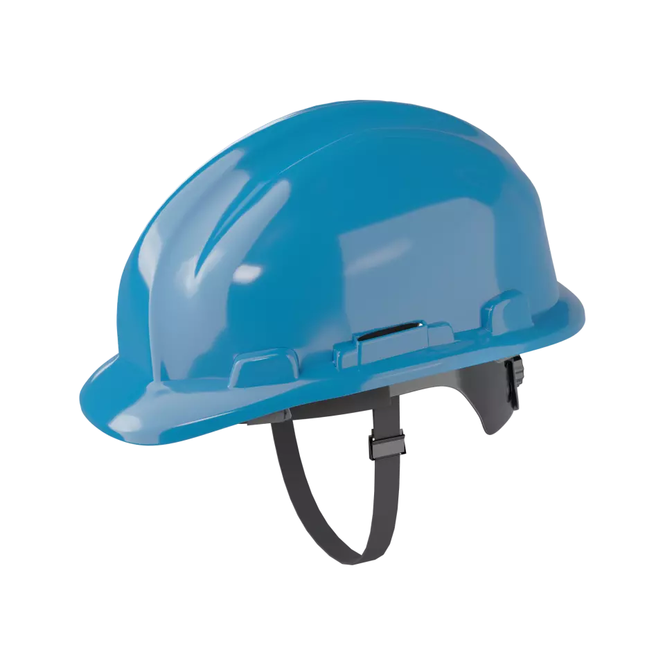Safety Jogger KANHALWS-BLU, KANHA L Helmet with Chinstrap, Blue, blue, image 1, gallery thumbnail