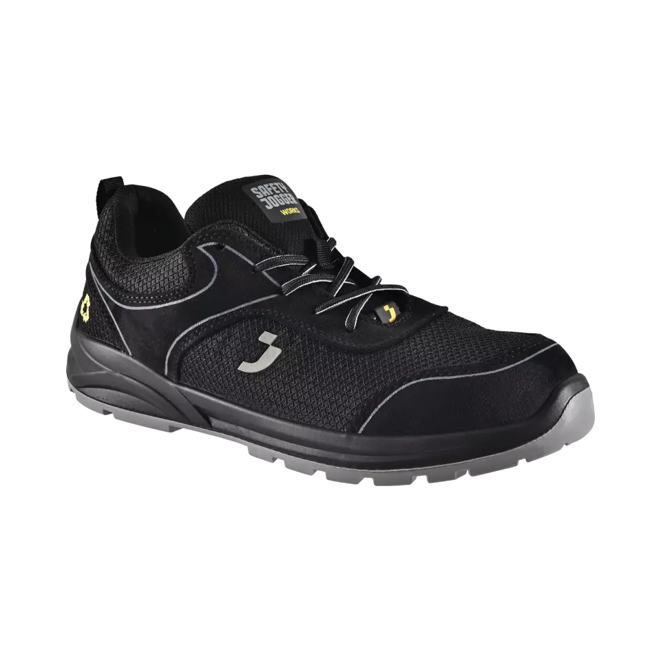 Safety Jogger ECOCADOR-BLK, ECOCADOR S1P LOW Safety shoes, Black, image 3, gallery thumbnail