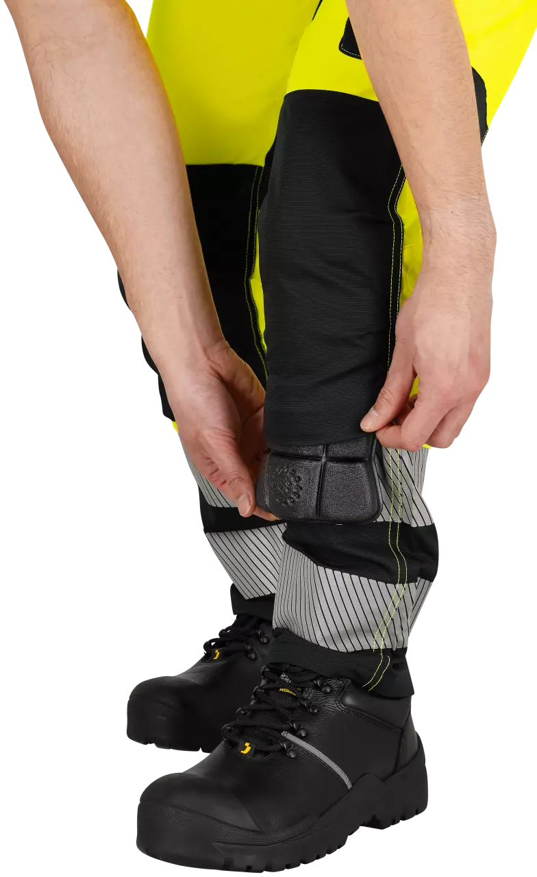 Safety Jogger SCUHVTROM-593, SCUTI HV M Arbeitshose, Gelb/Schwarz, image 5, gallery thumbnail