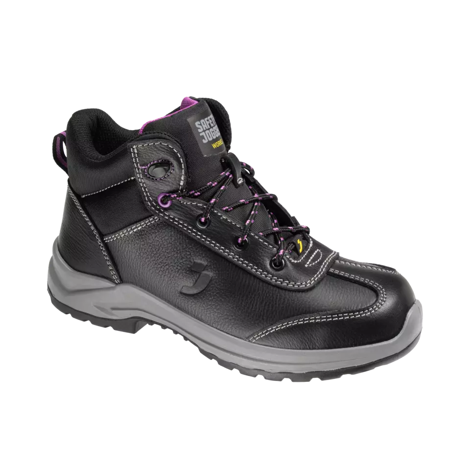 Safety Jogger BSTLDYS3M-BLK, BESTLADY S3 MID Safety boots, Black, image 3, gallery thumbnail