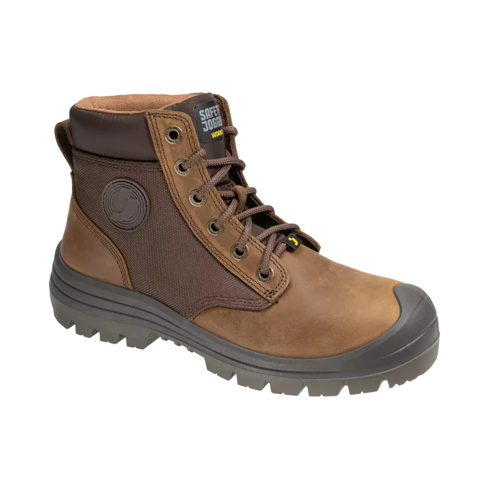 Safety Jogger DAKAREWS3-BRN, DAKAR EW S3 Safety boots, brown, image 3, gallery thumbnail