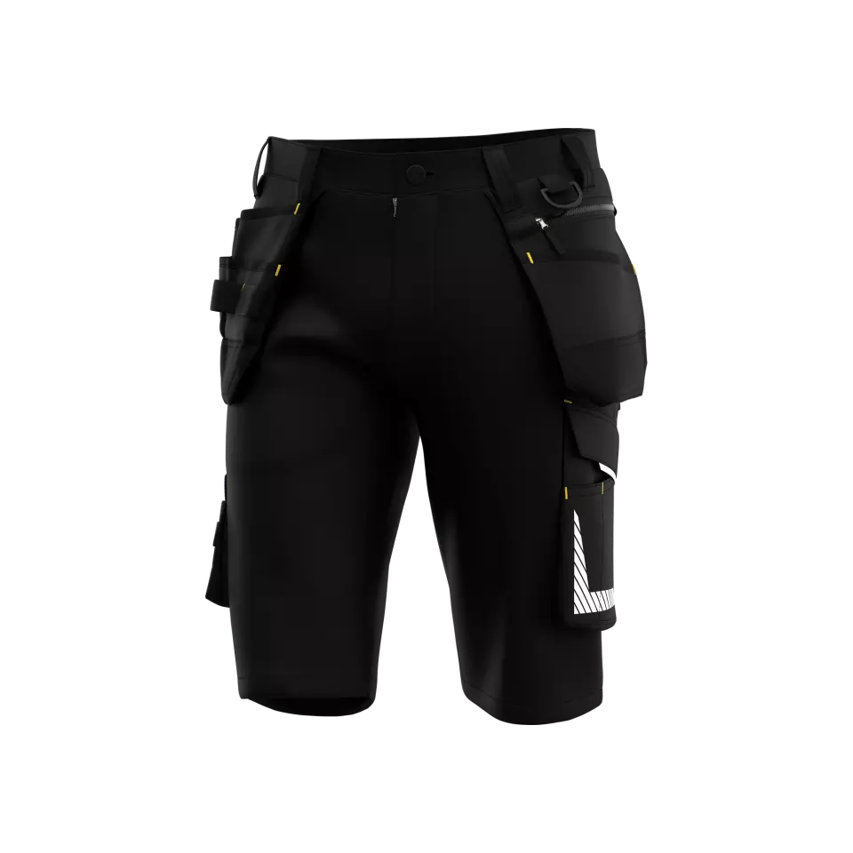 Safety Jogger ALKSHORTM-BLK, ALKES MEN Shorts, Black