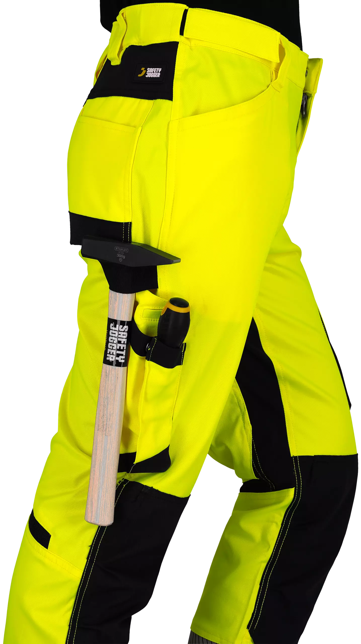 Safety Jogger SCUHVTROM-593, SCUTI HV M Arbeitshose, Gelb/Schwarz, image 6