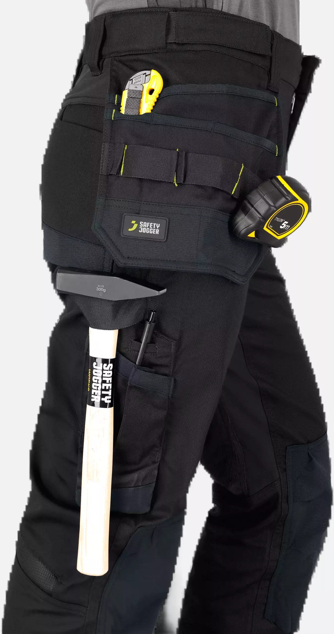 Safety Jogger ALKTROM-BLK, ALKES MEN Work trousers, Black, image 5