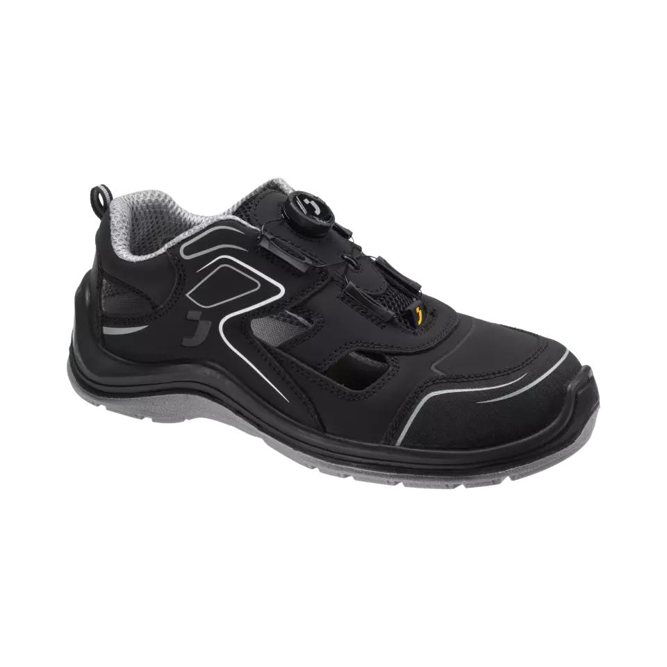 Safety Jogger FLOWS1PSTL-BLK, FLOW S1P SANDAL TLS Safety shoes, Black, image 3, gallery thumbnail