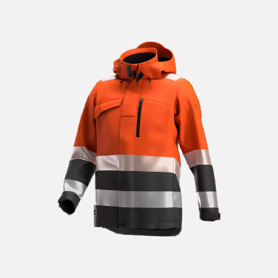Safety Jogger SCUHVWJACM-B72, SCUTI Men Winter jackets, Orange/dark grey, image 1, gallery thumbnail