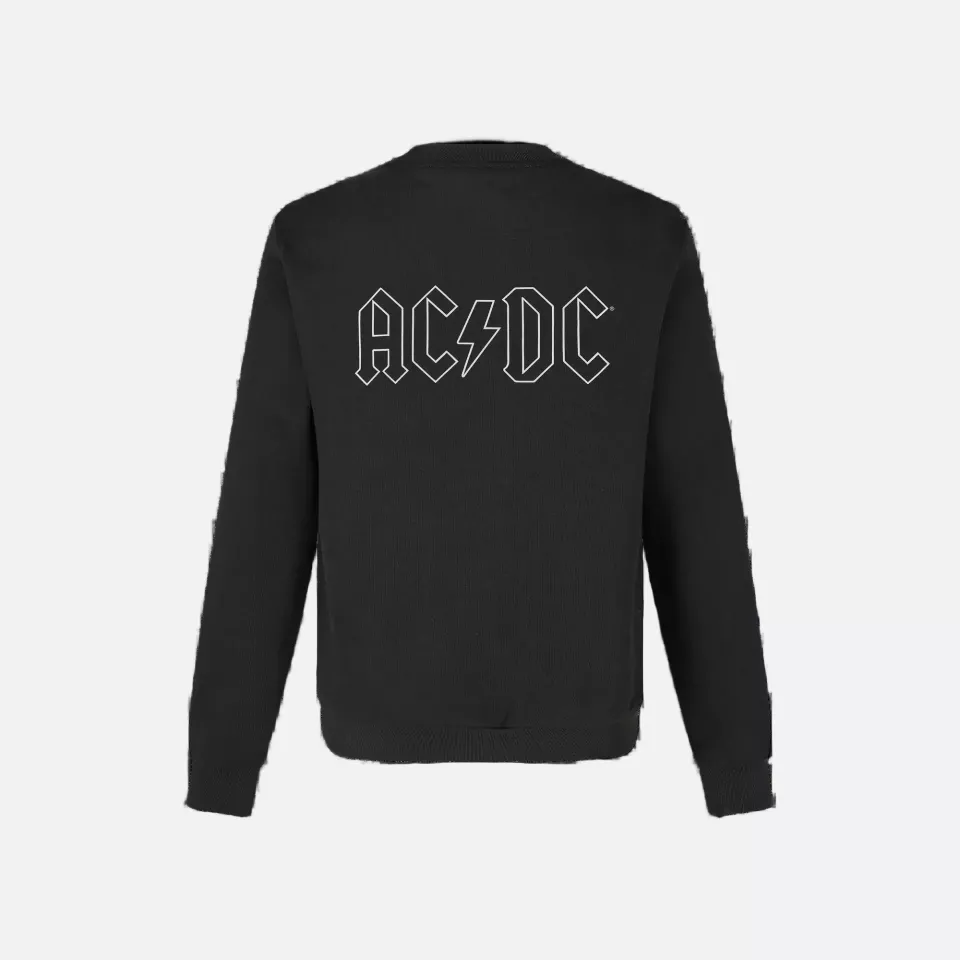 Safety Jogger ACCREWNECK-157, ACDC Crewneck sweater, Black, image 2, gallery thumbnail