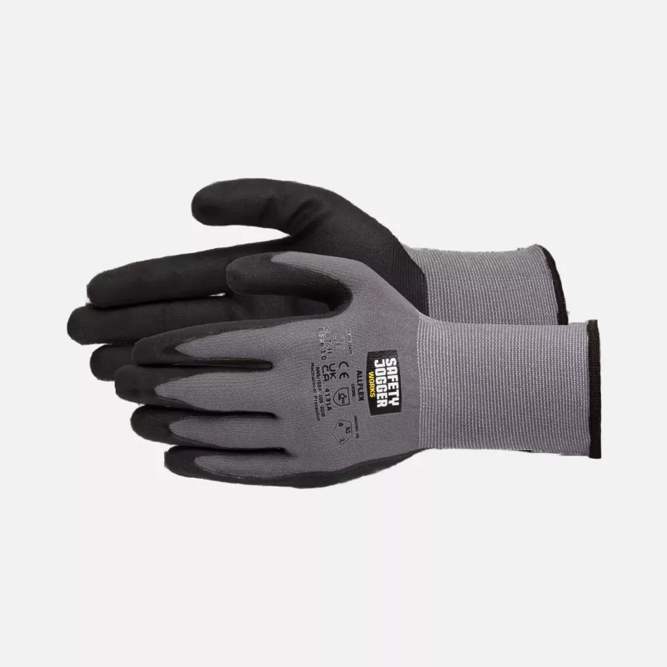 Safety Jogger ALLFLEX12P-174, ALLFLEX Gloves, Black, image 1, gallery thumbnail