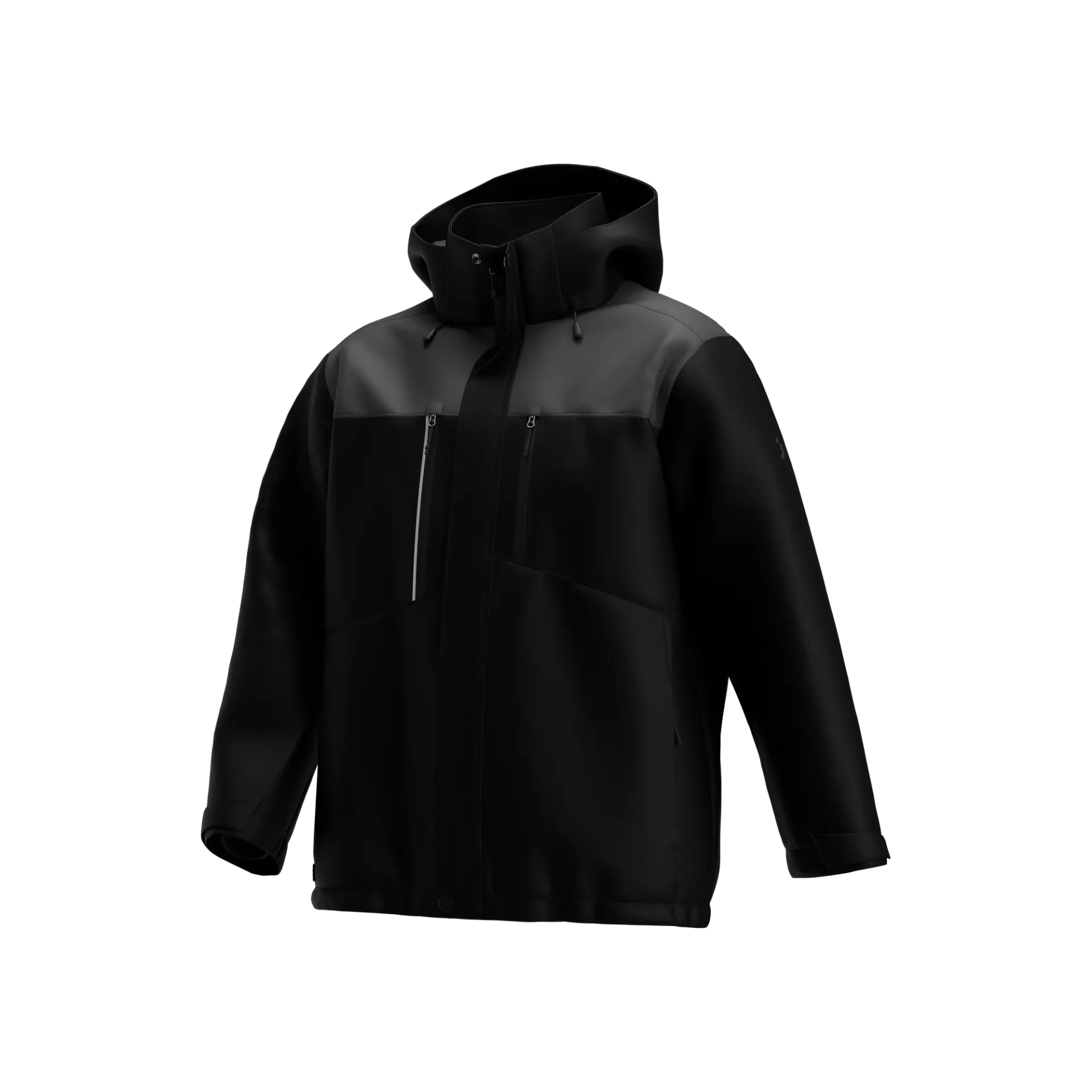 Safety Jogger OAKWJACM-122, OAK Herren-Winterjacke, Schwarz/Dunkelgrau, image 1