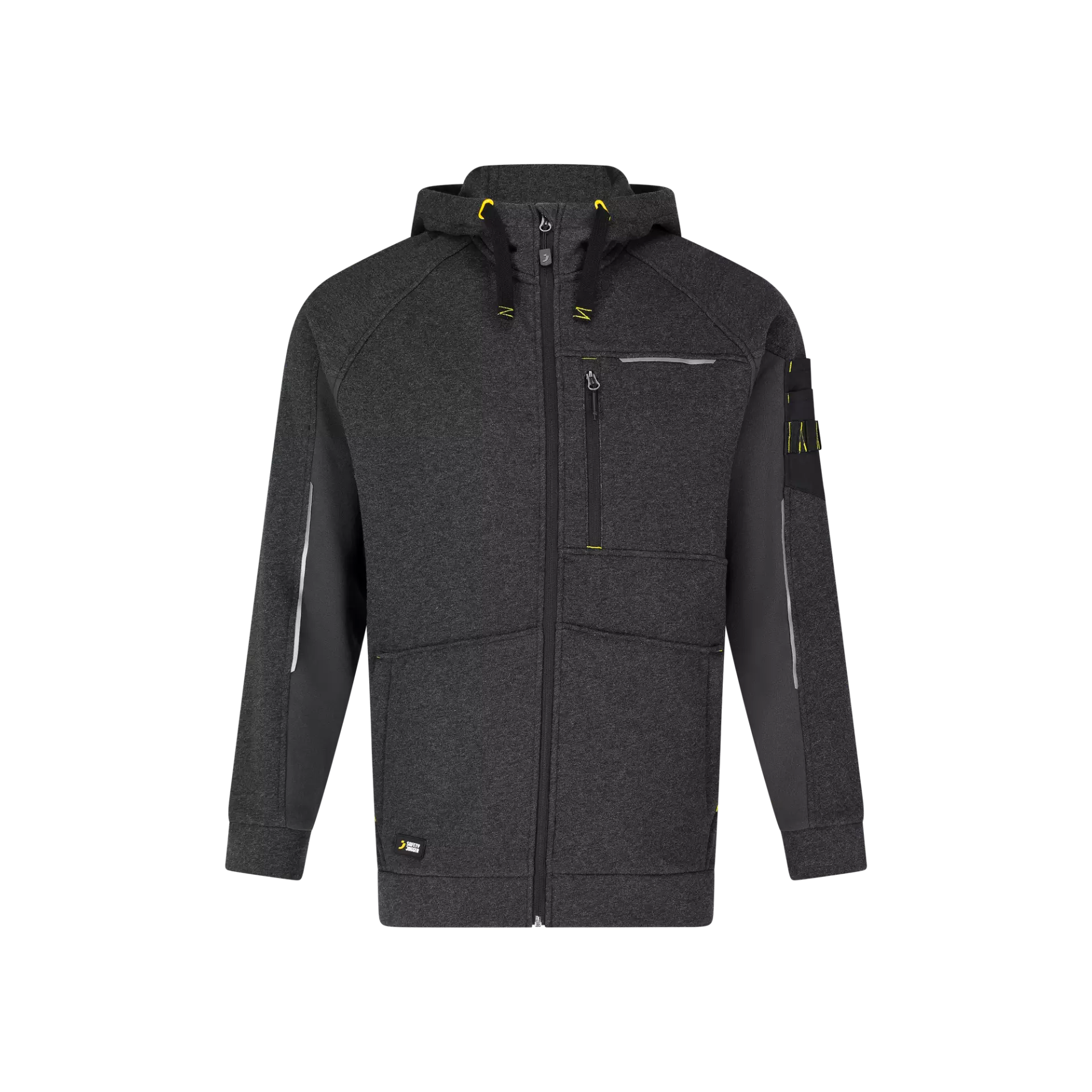 Safety Jogger DENHOODM-122, DENEB M Hoodies, Schwarz/Dunkelgrau, image 1