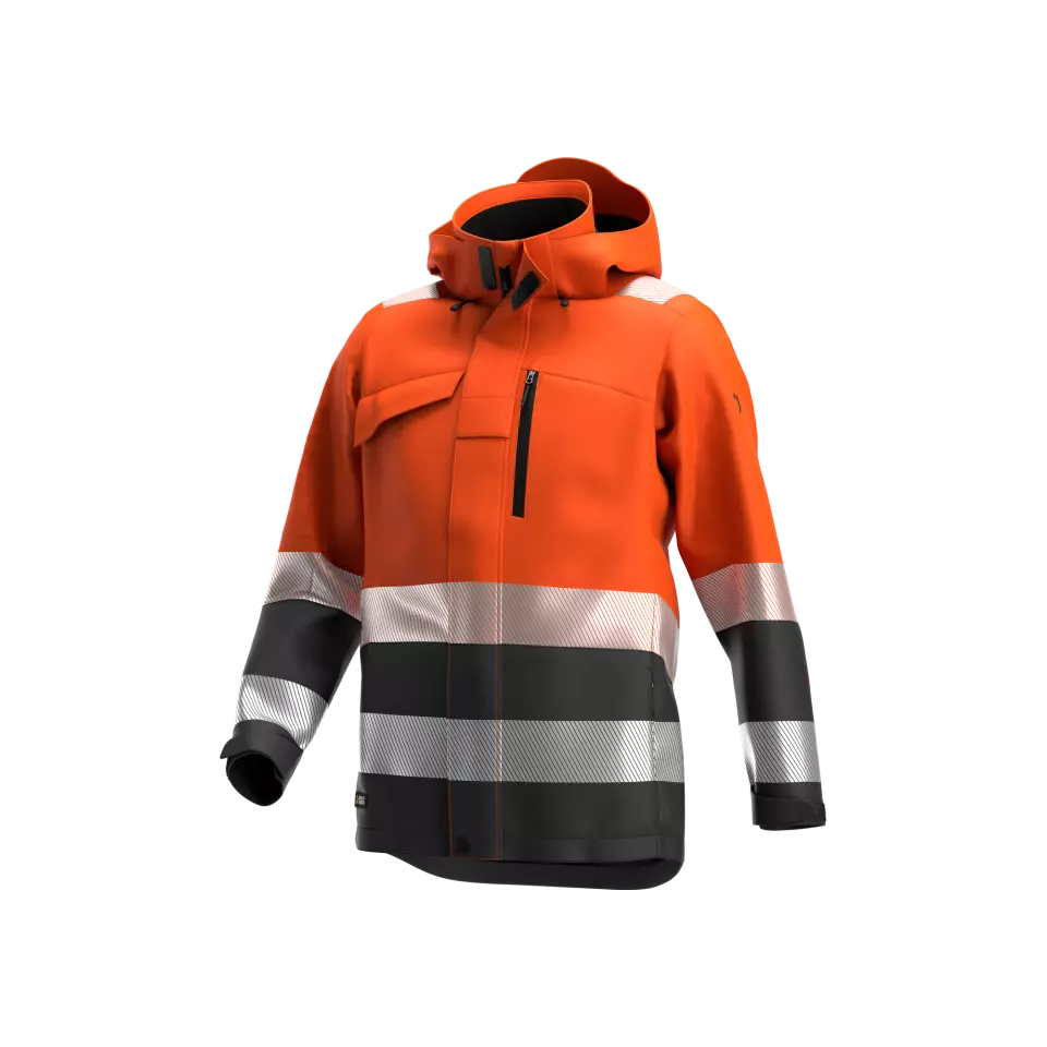 Safety Jogger SCUHVWJACM-B72, SCUTI Men Winter jackets, Orange/dark grey