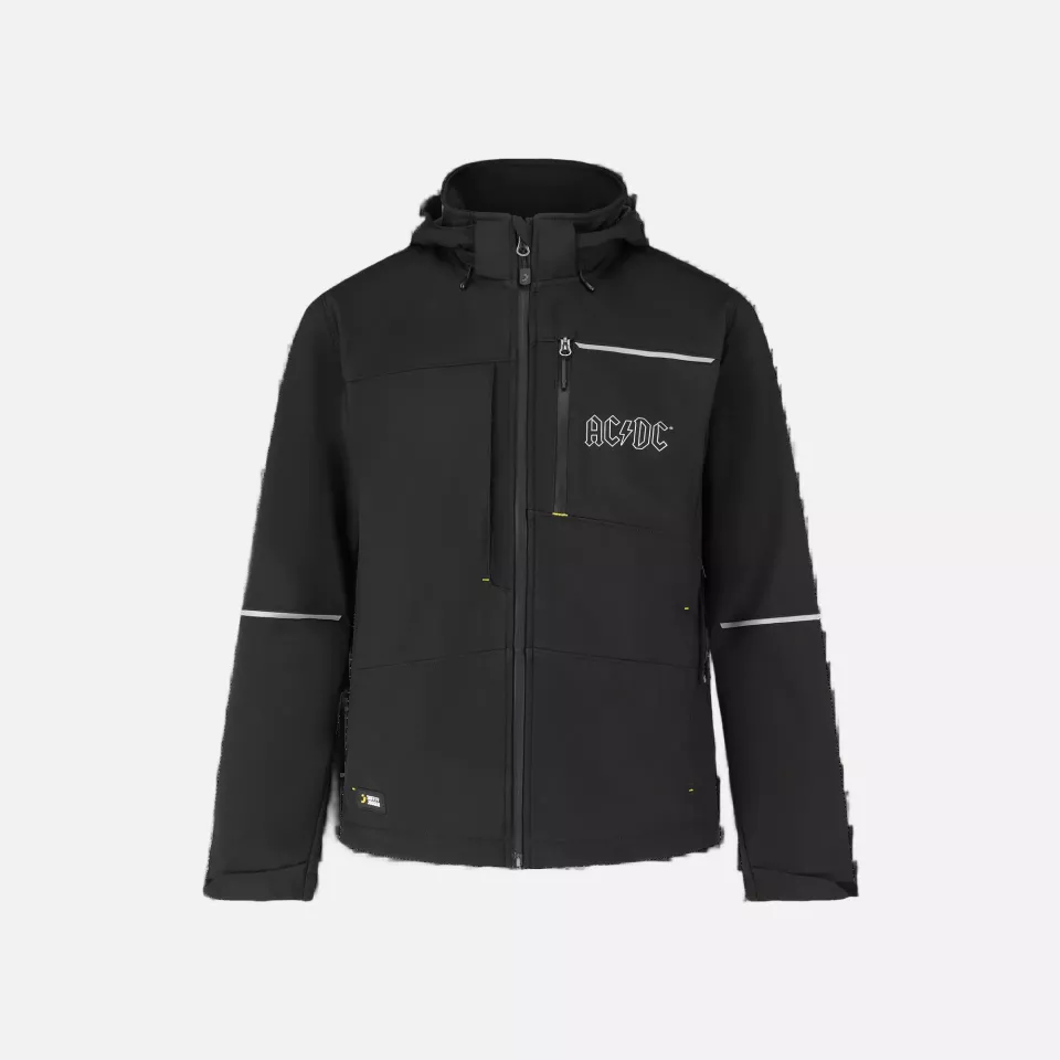 Safety Jogger ACOAKSSHLM-157, ACDC Softshell jackets, Black, image 1, gallery thumbnail