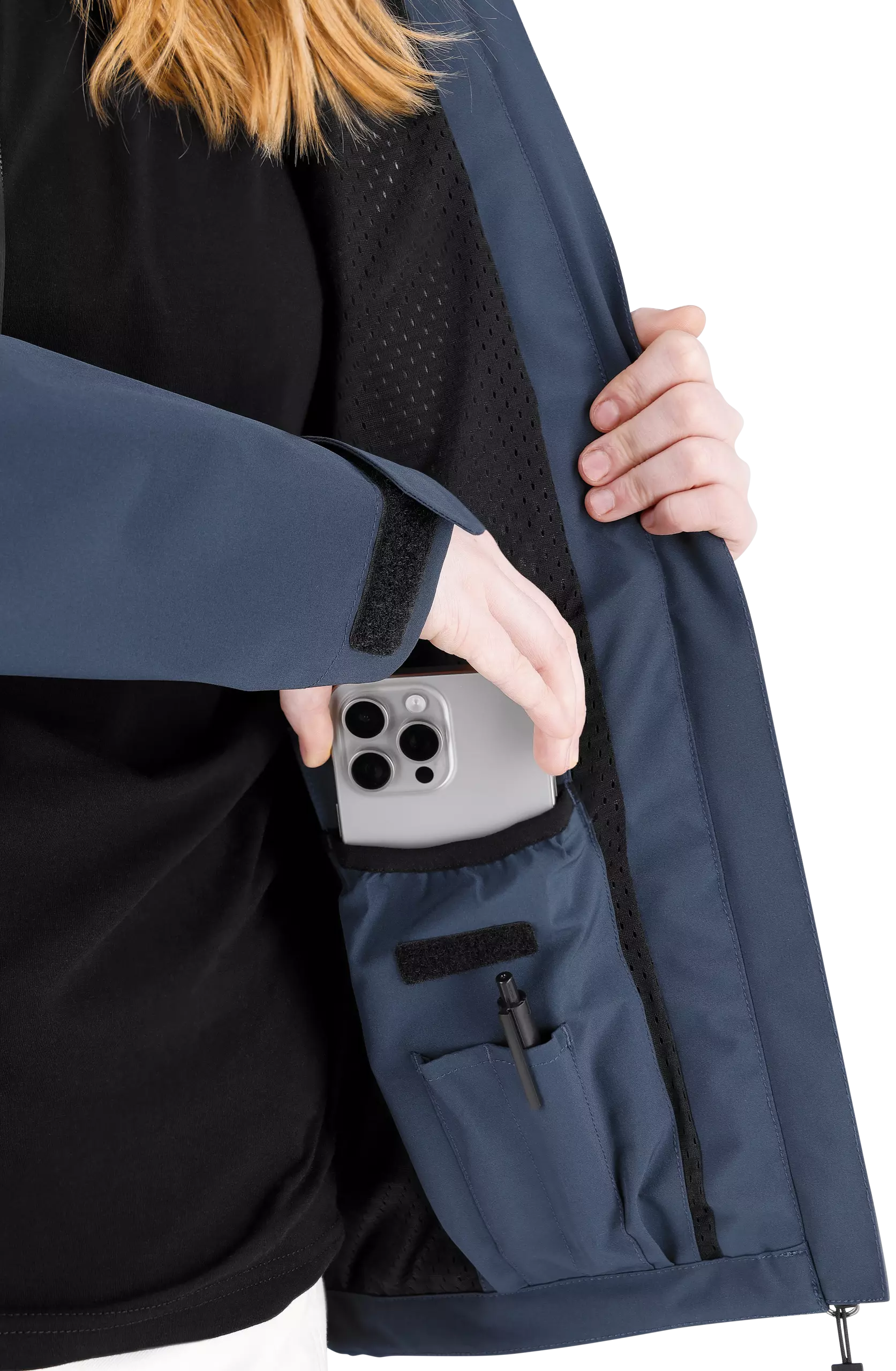 Safety Jogger KASRJACW-NAV, KASAI Women's Rain jackets, navy, image 6