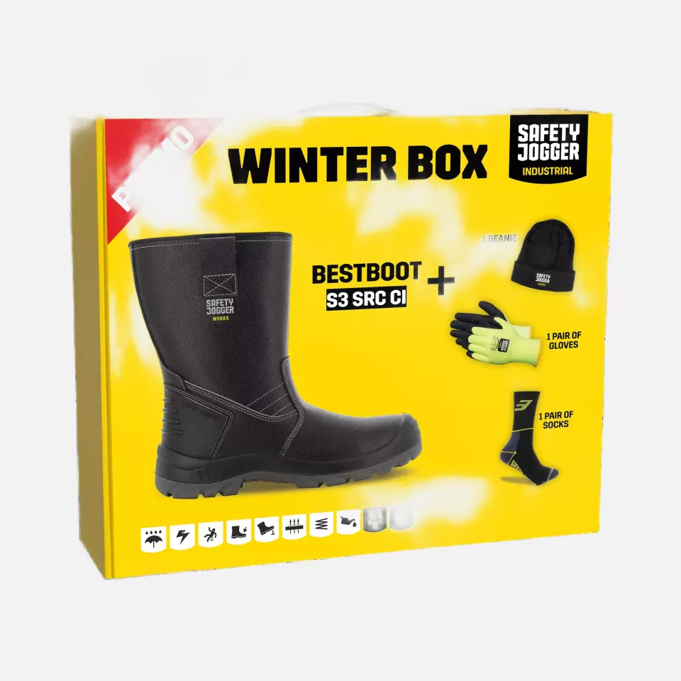 Safety Jogger PROMOBESTB-BLK, PROMOBESTB Safety boots, Black, S3, image 1, gallery thumbnail