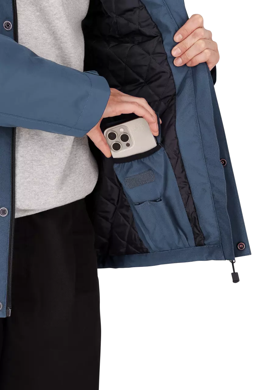 Safety Jogger OAKWJACM-419, OAK Men Winter jackets, navy/dark grey, image 7, gallery thumbnail