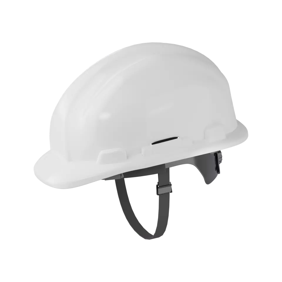 Safety Jogger KANHALWS-WHT, KANHA L Helmet with Chinstrap, White, White, image 1, gallery thumbnail