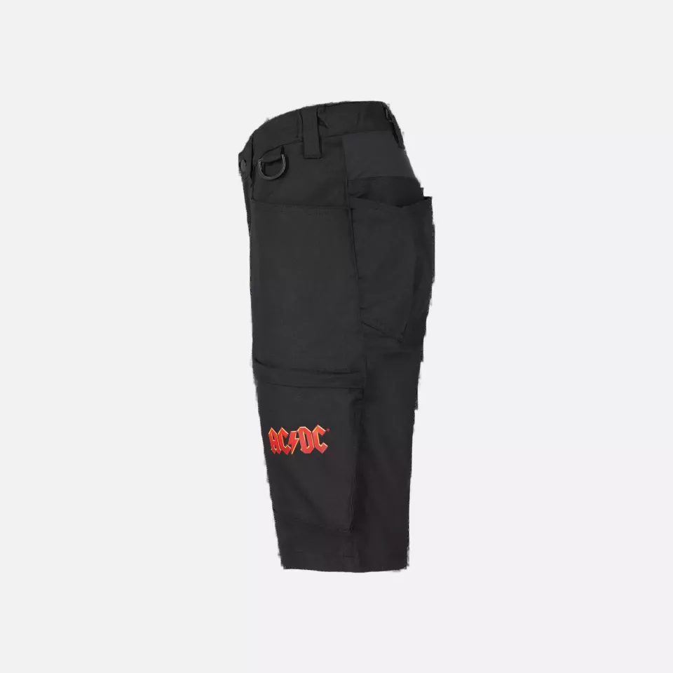 Safety Jogger ACOAKSHORT-112, ACDC Shorts, Black, image 4, gallery thumbnail