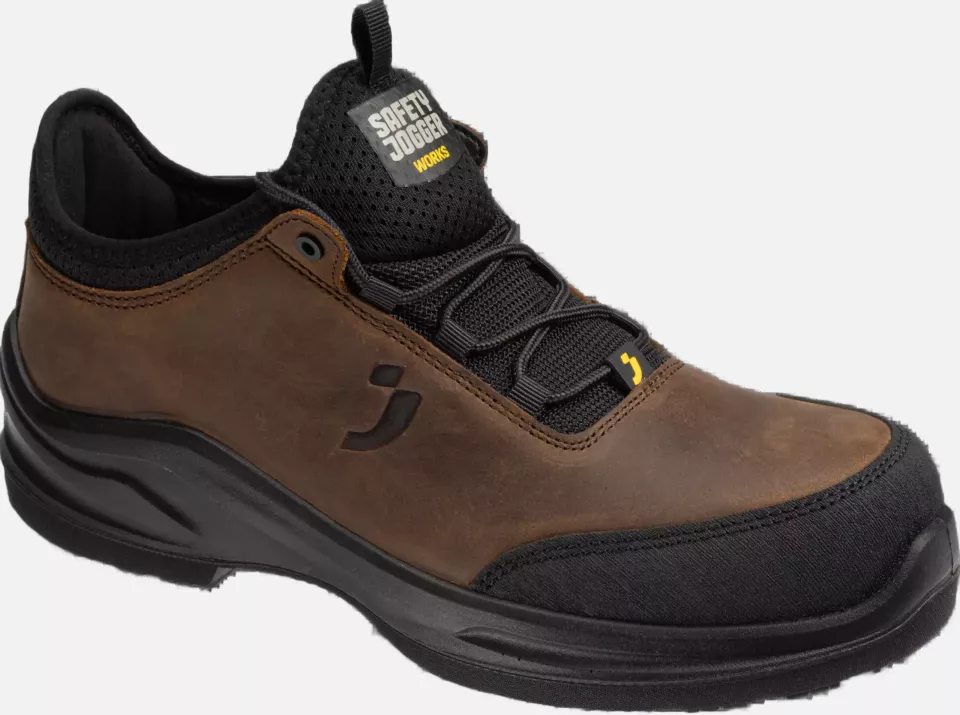 Safety Jogger MDLCHS3SLT-BRN, MODULO LEA S3S LOW T Safety shoes, brown, image 3, gallery thumbnail