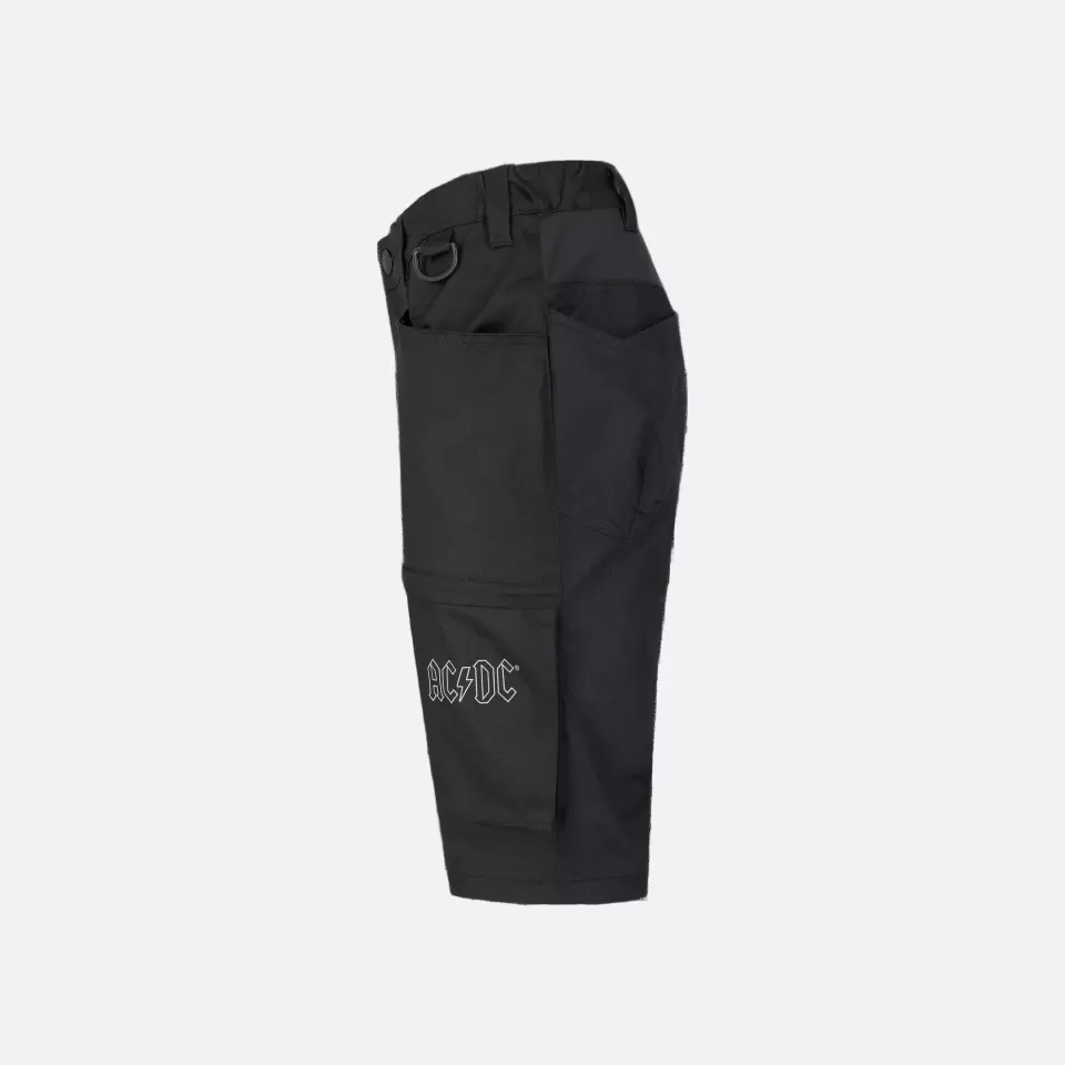 Safety Jogger ACOAKSHORT-157, ACDC Shorts, Black, image 4, gallery thumbnail