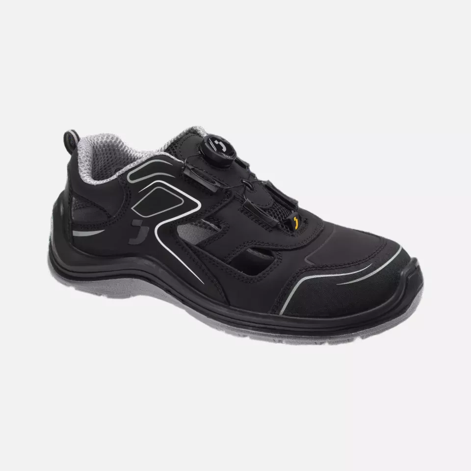 Safety Jogger FLOWS1PSTL-BLK, FLOW S1P SANDAL TLS Safety shoes, Black, image 3, gallery thumbnail