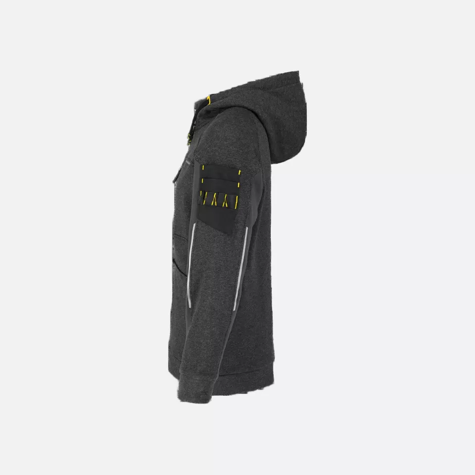 Safety Jogger DENHOODM-122, DENEB M Hoodies, Black/dark grey, image 4, gallery thumbnail