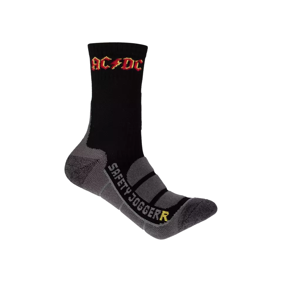 Safety Jogger ACSOCKBAM-112, ACDC Socks, Black