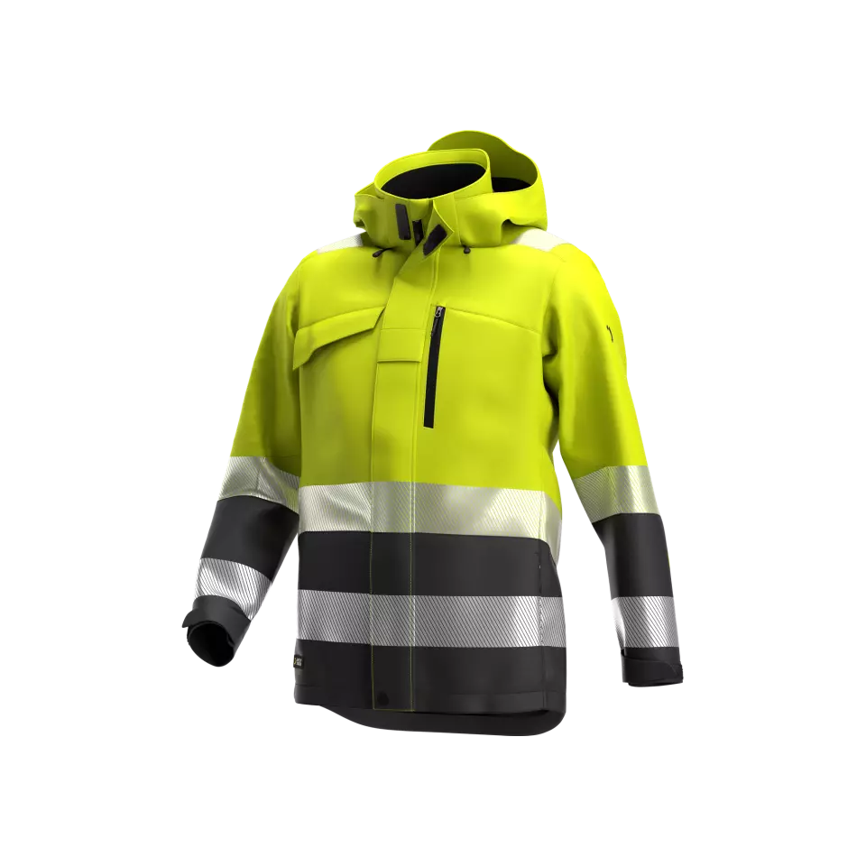 Safety Jogger SCUHVWJACM-334, SCUTI Men Winter jackets, Yellow/dark grey