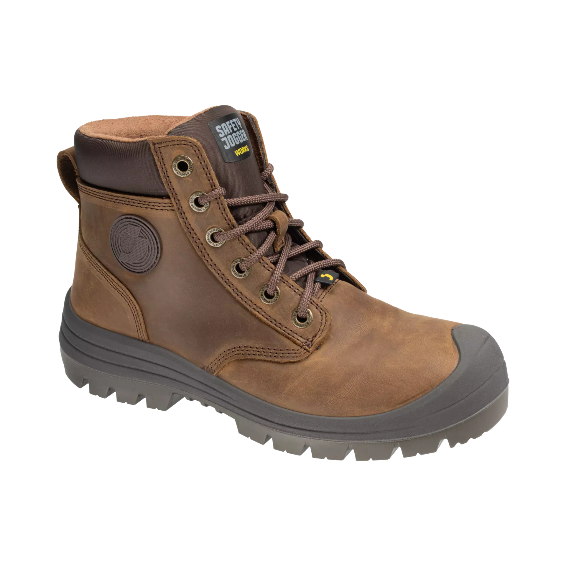 Safety Jogger DAKREWS3LE-BRN, DAKAR EW S3 LEATHER Safety boots, brown, image 3