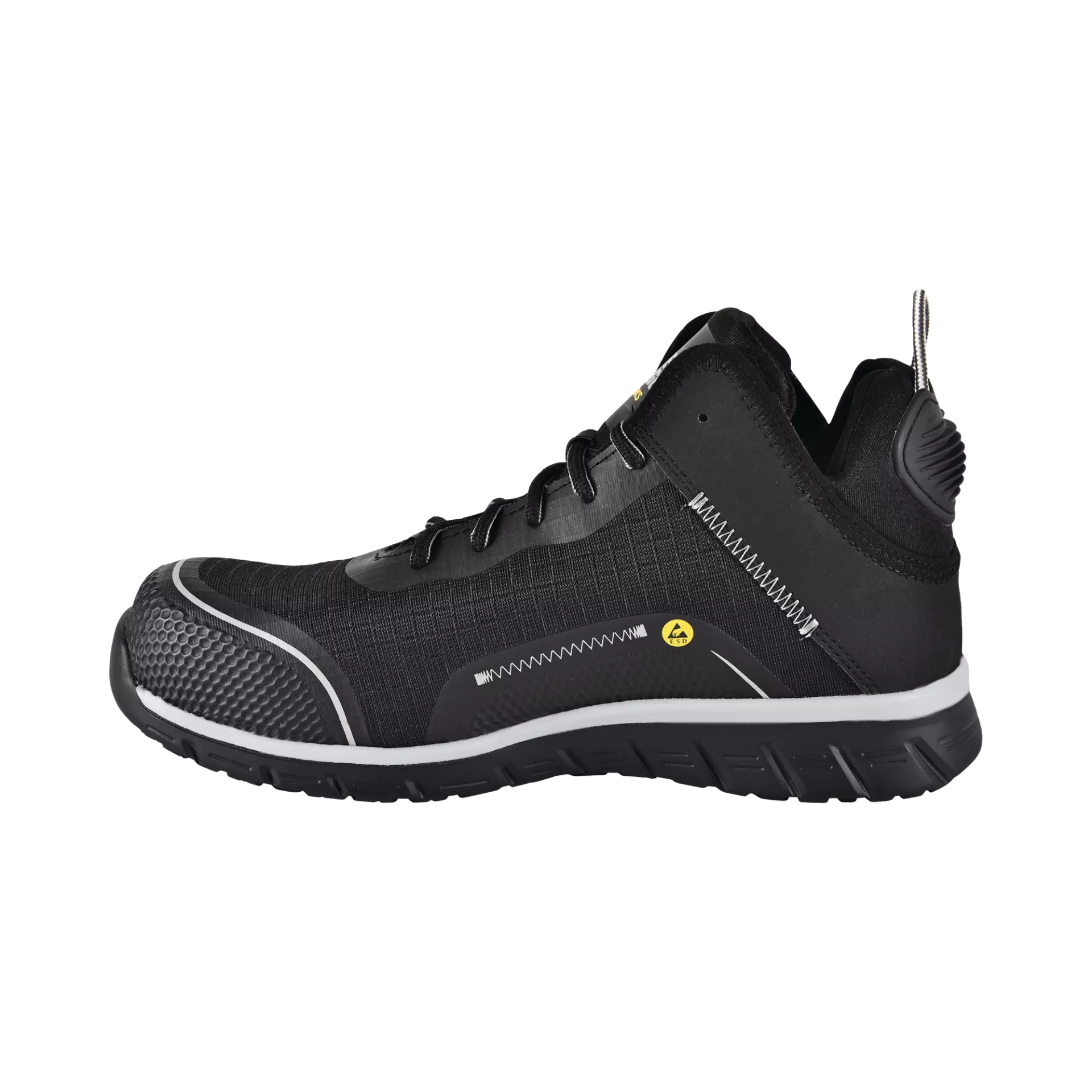 Scarpe Antinfortunistiche SAFETY JOGGER LIGERO2 S1P – Basse, Nere, Taglia 44 – Puntale In Nanocarbonio, Suola SRC Antiscivolo, Senza Metalli, Traspiranti