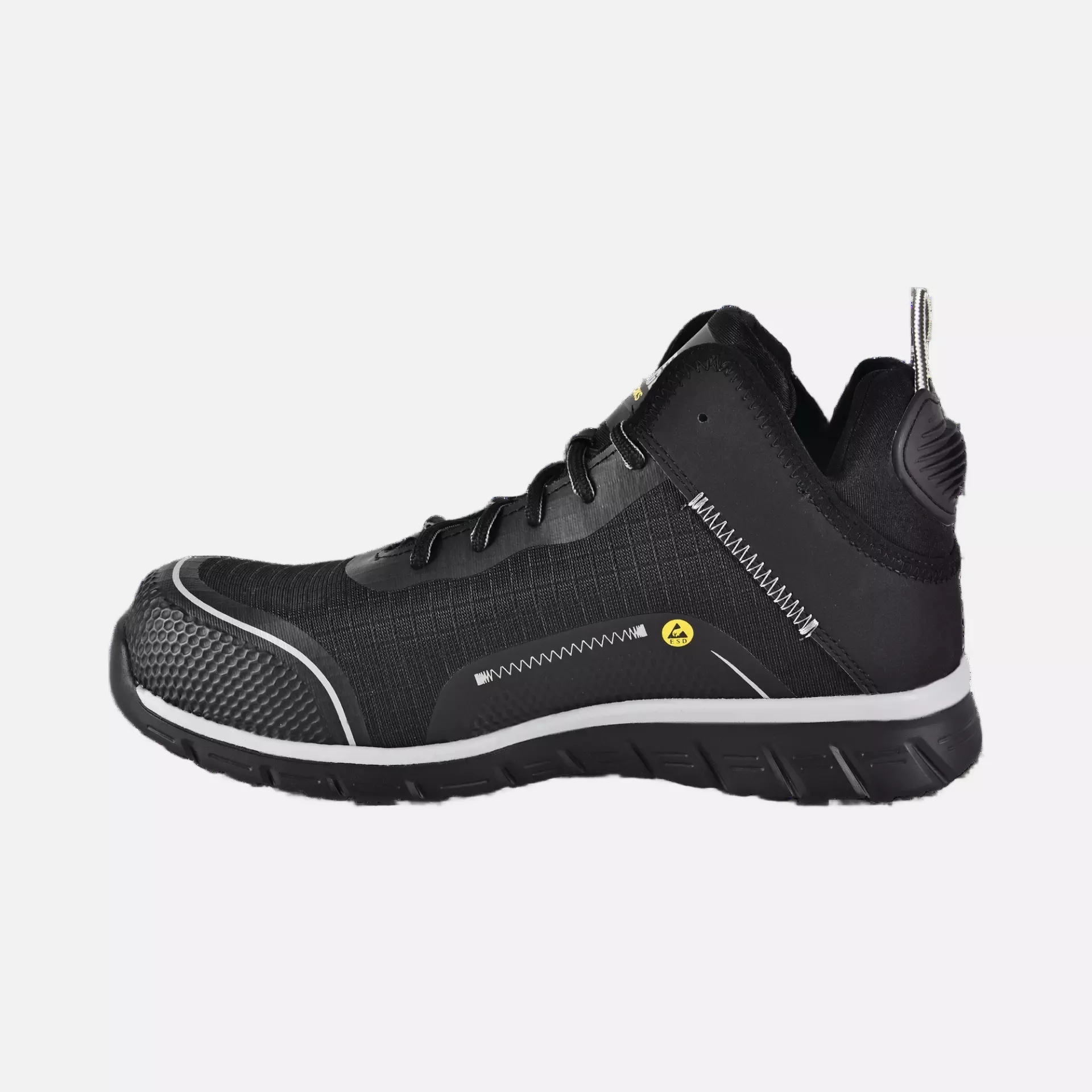 Safety Jogger LIGERO2S1M-BLK, LIGERO2 S1P MID Safety shoes, Black, image 2