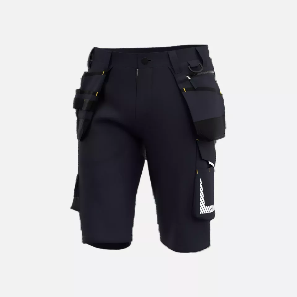 Safety Jogger ALKSHORTM-419, ALKES MEN Shorts, navy/dark grey, image 1, gallery thumbnail
