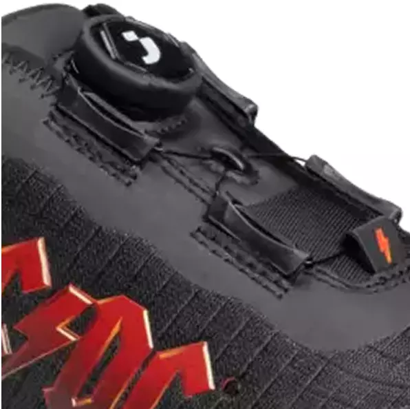 The innovative **TLS (Twist Lock System) closure** allows for a quick, precise, and secure fit with simple, one-handed operation. This unique system ensures your shoes are fastened correctly every time and can be easily adjusted on the fly, even when wearing gloves.