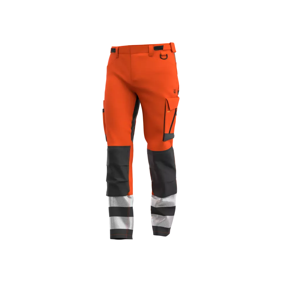 Safety Jogger SCUHVTROM-B72, SCUTI HV M Arbeitshose, Orange/Dunkelgrau, image 1, gallery thumbnail