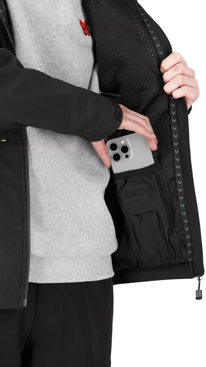 Safety Jogger ACOAKSSHLM-157, ACDC Softshell jackets, Black, image 8, gallery thumbnail