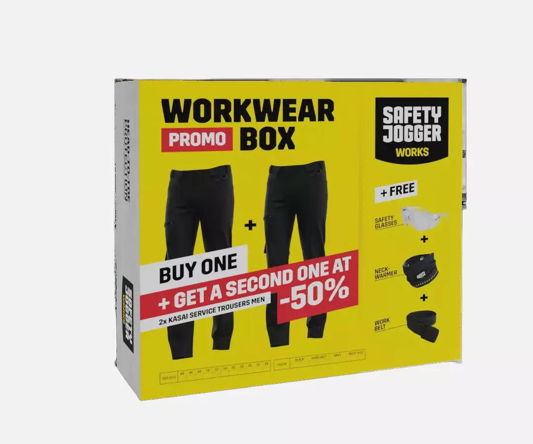 Safety Jogger WWBOXKASAI-BLK, WWBOXKASAI Arbeitshose, Schwarz, image 1
